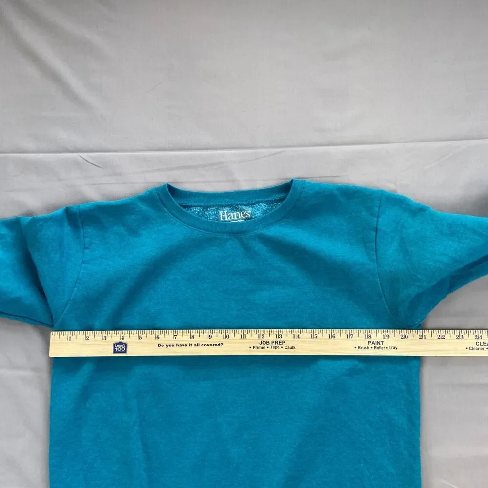 Hanes Men's Medium Teal Blue Comfortblend Soft Sweatshirt Crewneck Sweatshirt